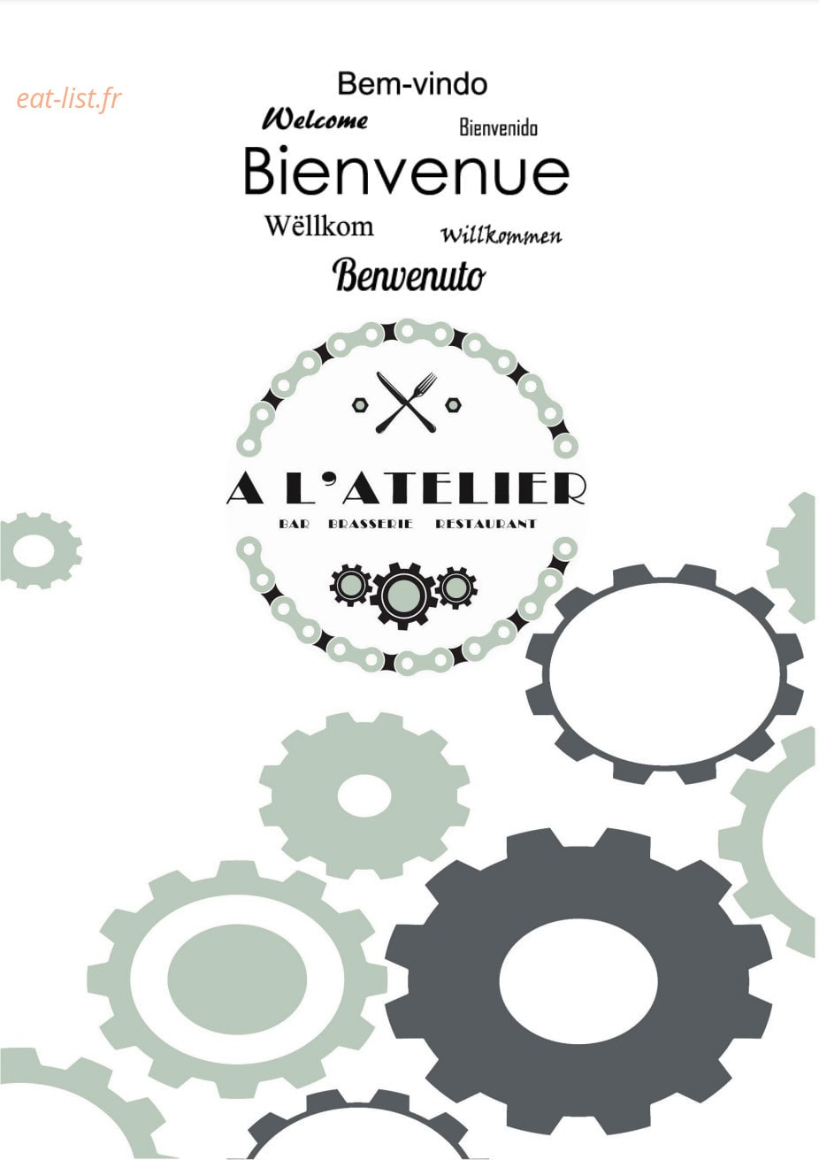 A l'Atelier — carte page 1
