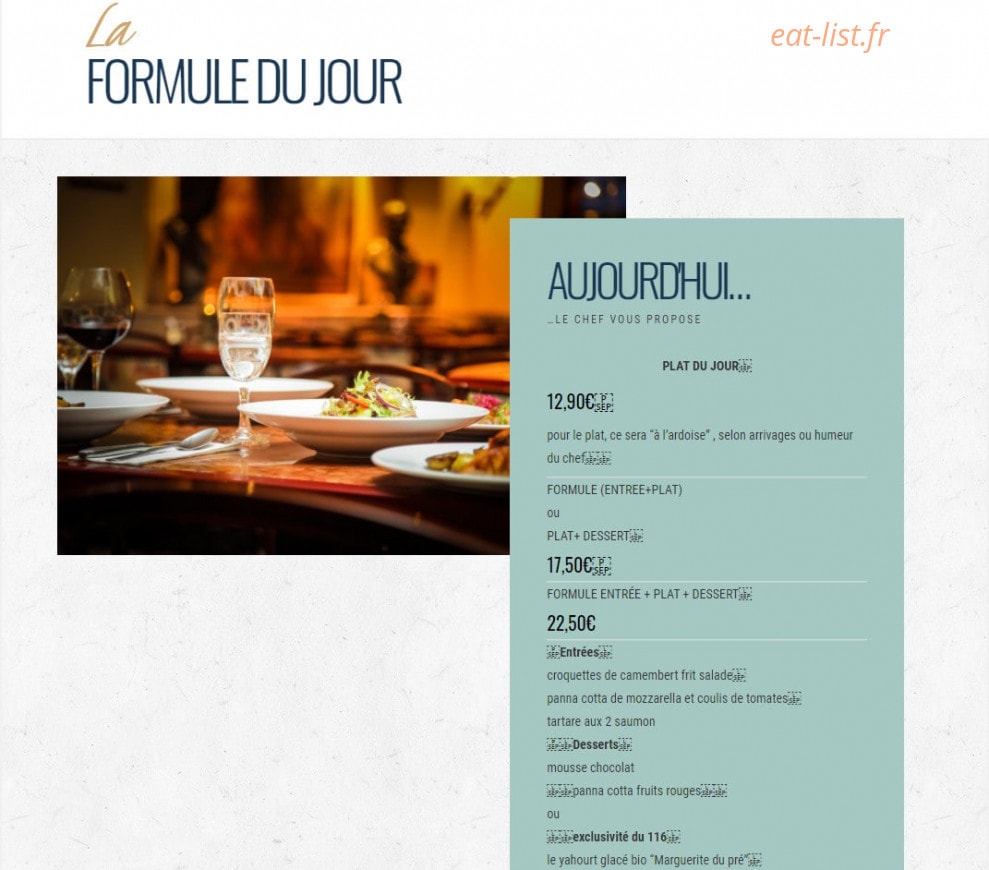 Le 116 — carte page 10