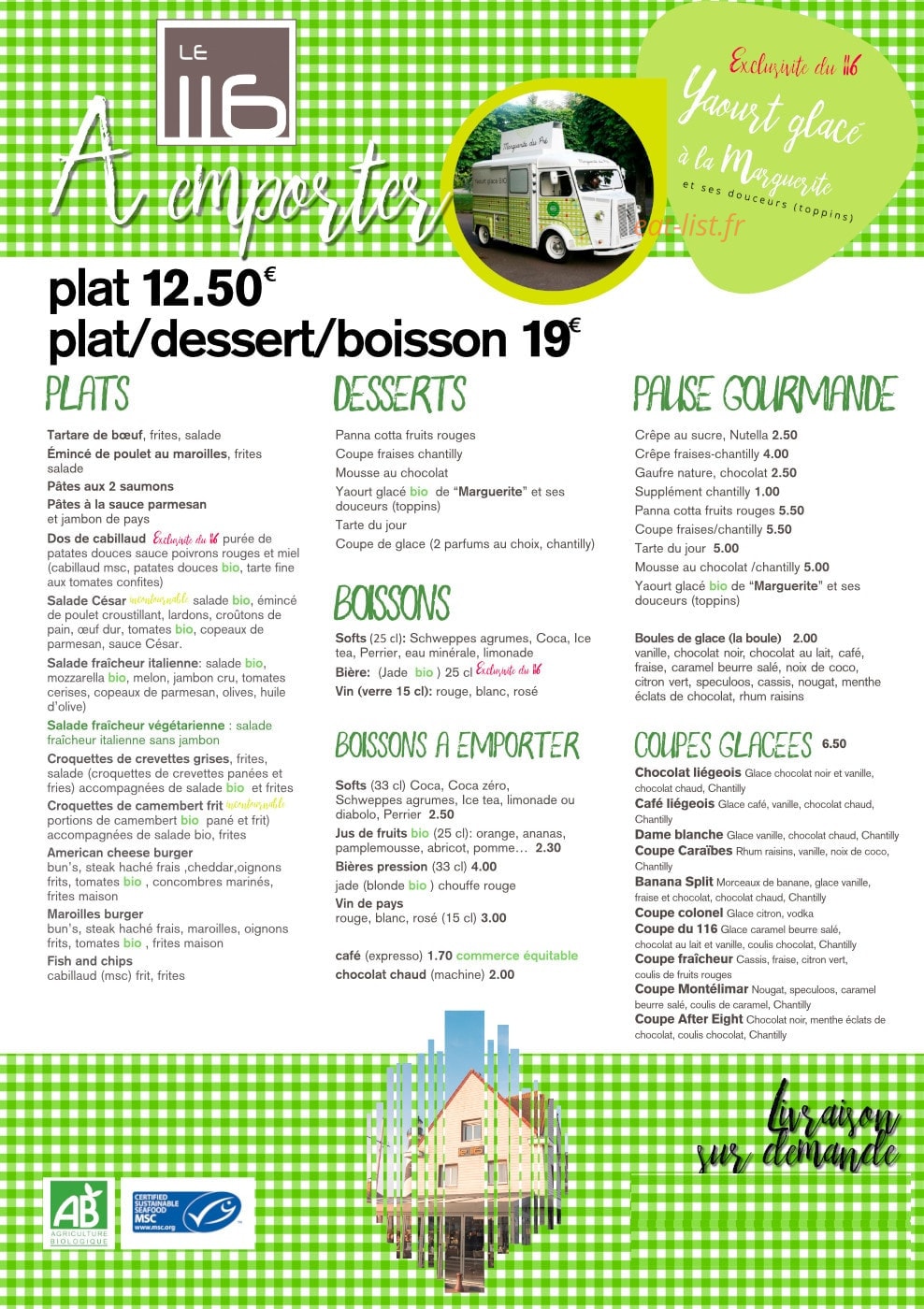 Le 116 — carte page 13