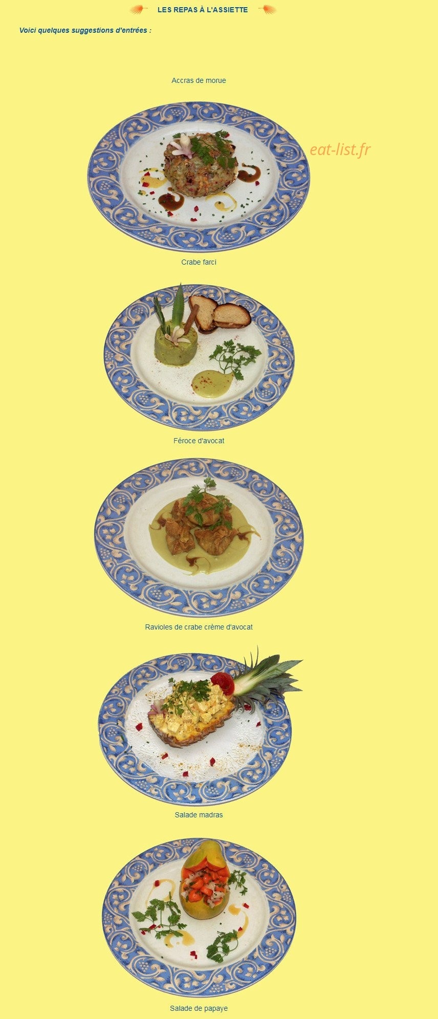 Carte et menu de Le Domaine de la Petite Métisse à Gravelines — Repas à l'assiettes