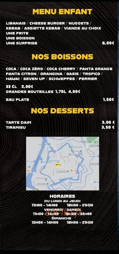O'Kebab — carte page 6