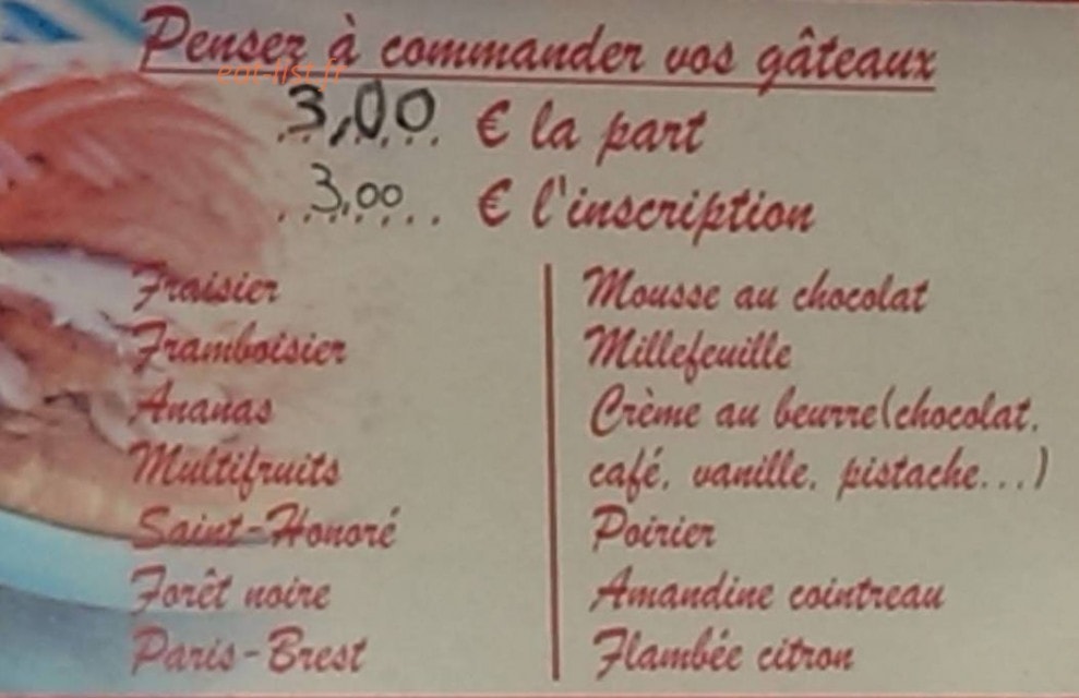 Stand chaud — carte page 6