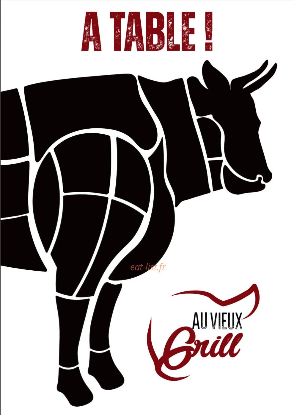 Au vieux grill — carte page 1