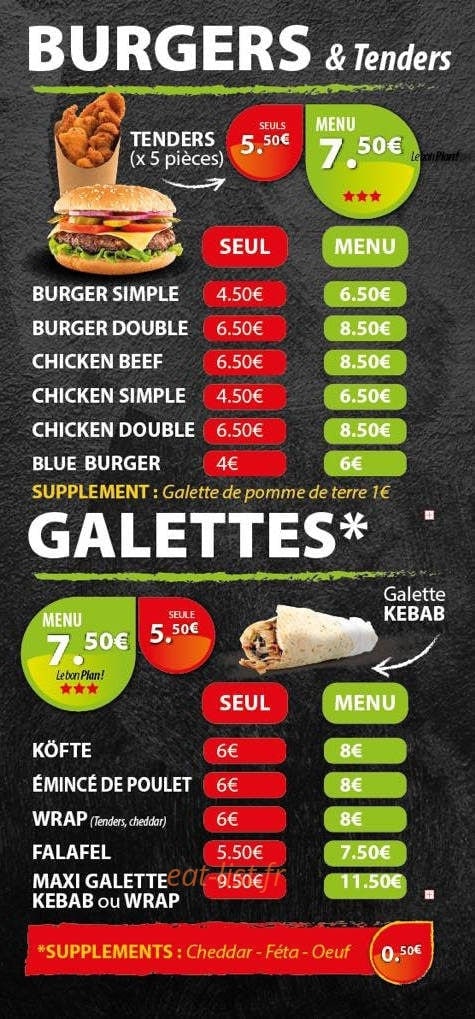 Kebab Center — carte page 4