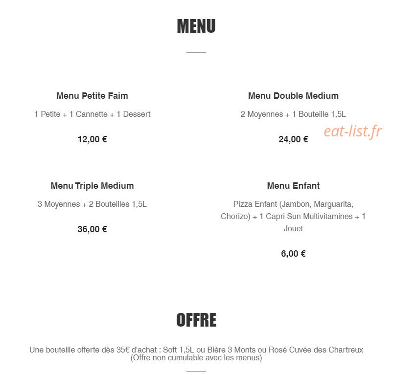 Pizz'eli — carte page 11