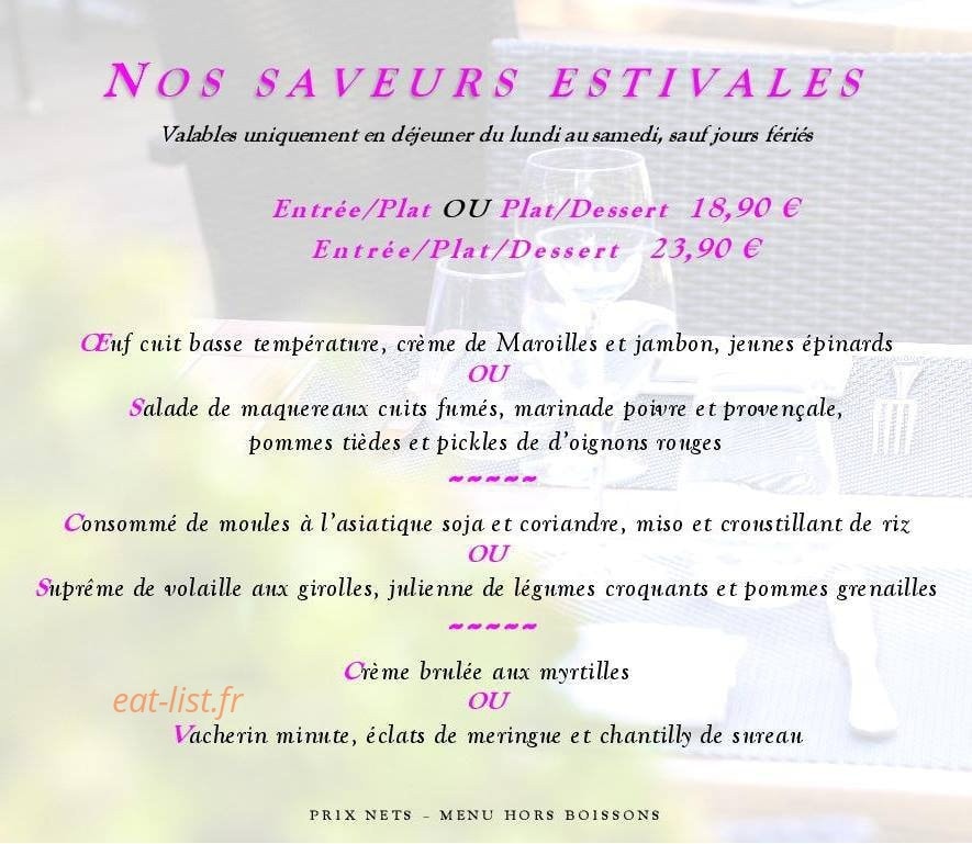 La Terrasse de Premesques — carte page 3
