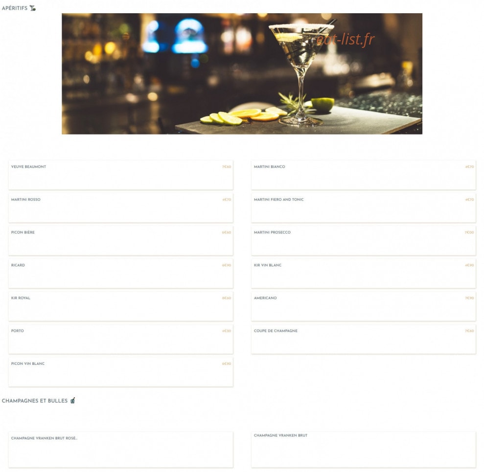 Au Bureau — carte page 8