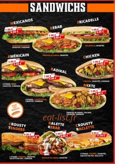 Lunch Time — carte page 3