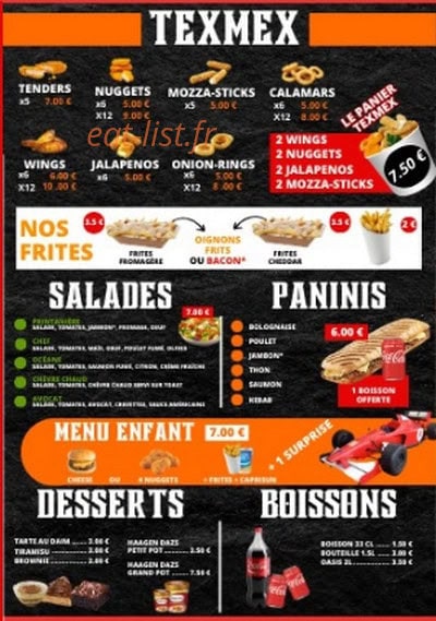 Lunch Time — carte page 6