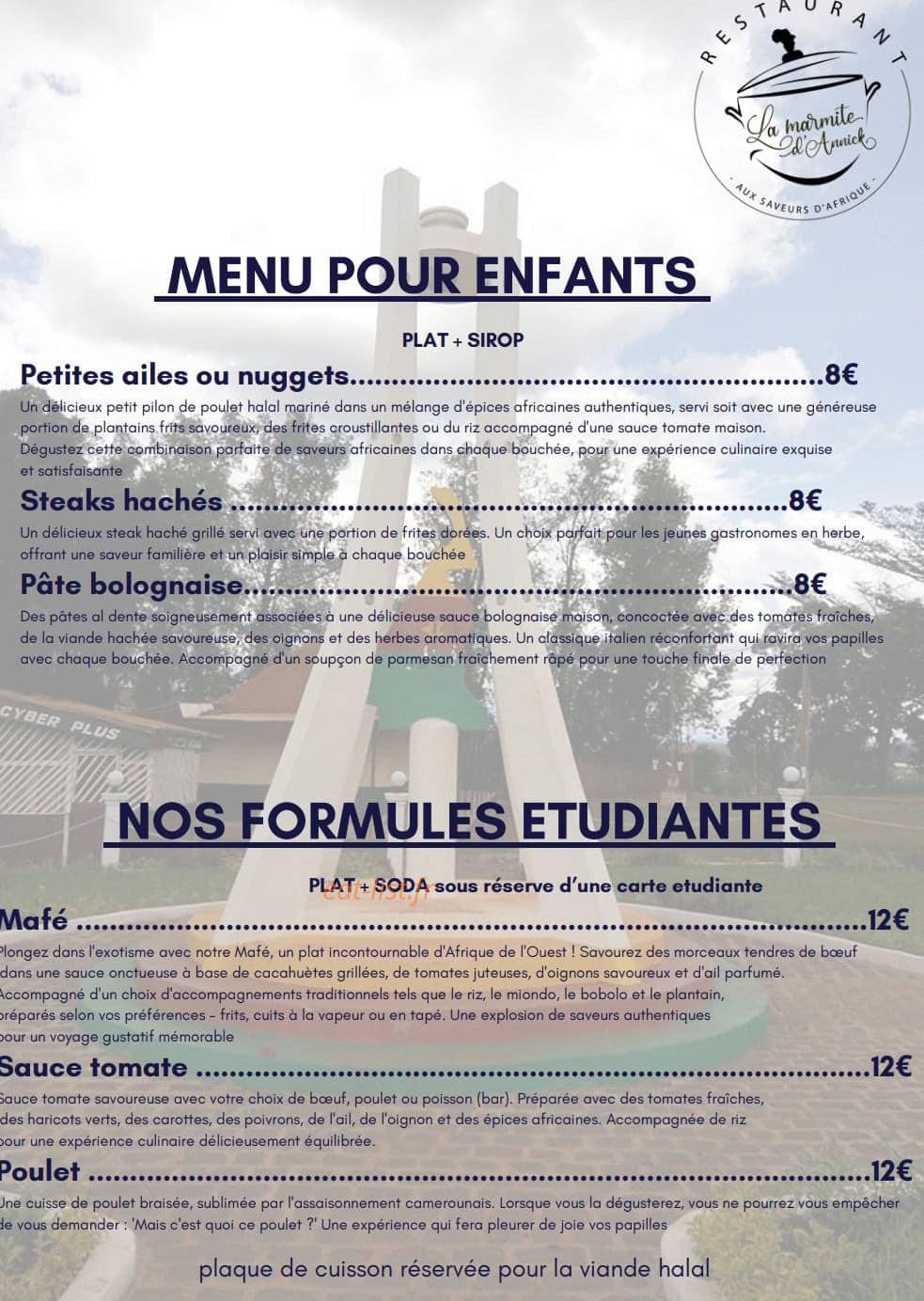 La marmite d'Annick — carte page 4
