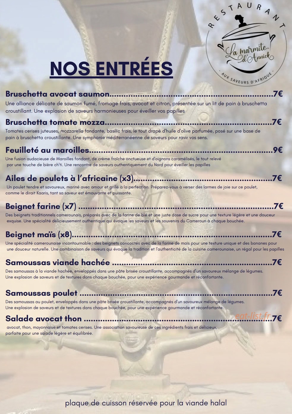 La marmite d'Annick — carte page 1