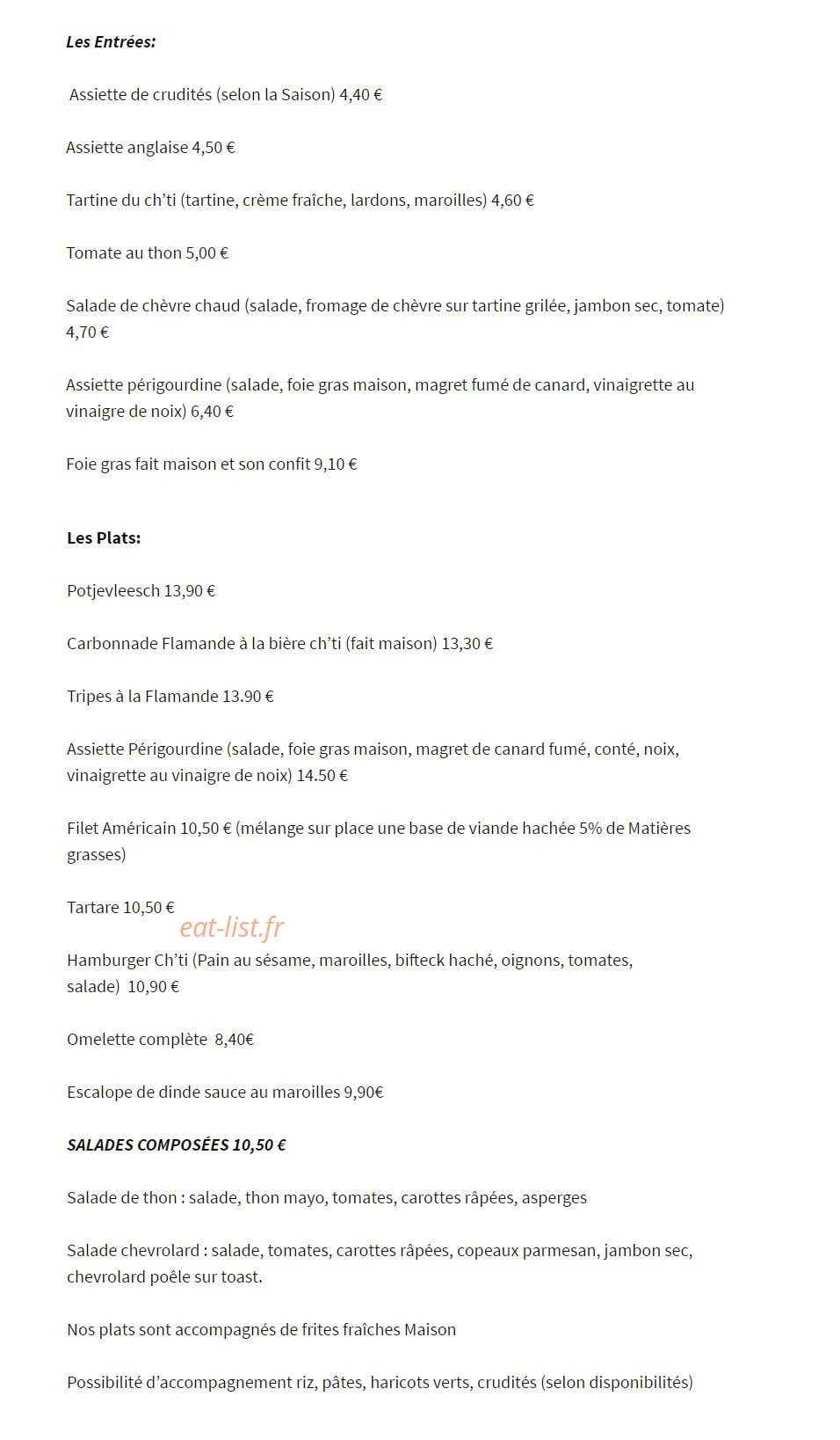 La Dondaine — carte page 1