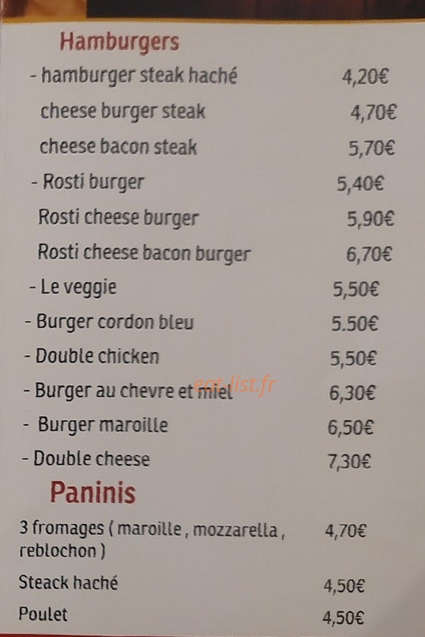 Twister Frite — carte page 2