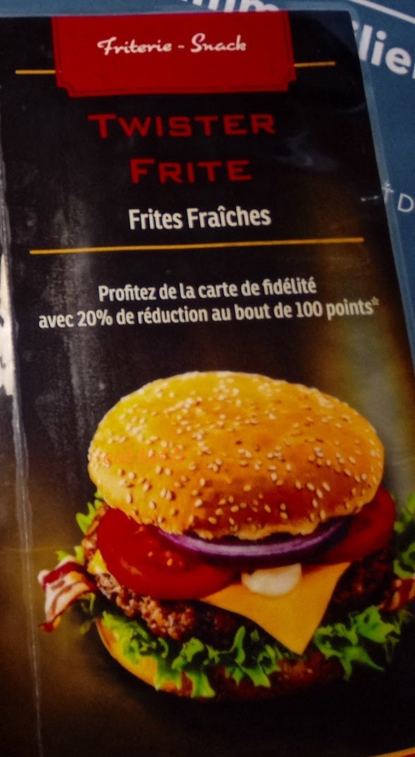 Twister Frite — carte page 1