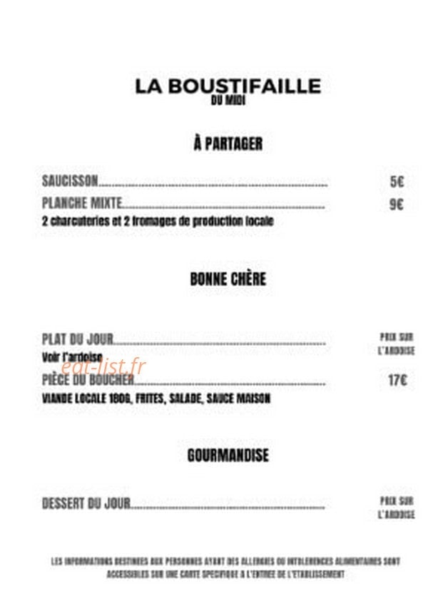 Brasserie Hardy — carte page 4