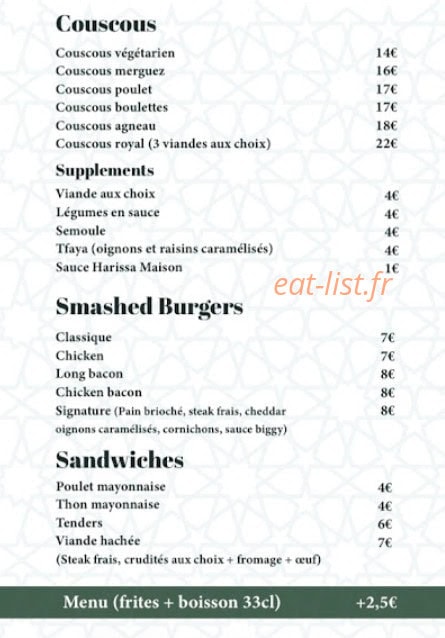 Le Safran — carte page 1