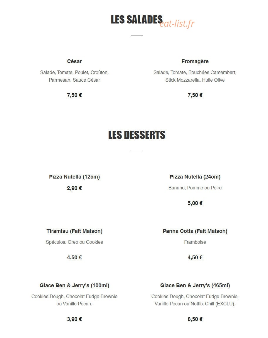 Pizz'Eli — carte page 7