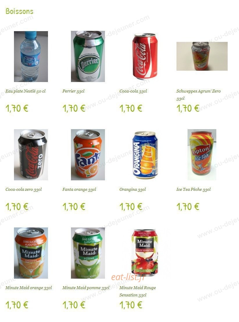 Cook'in — carte page 5
