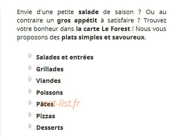 Le Forest — carte page 2