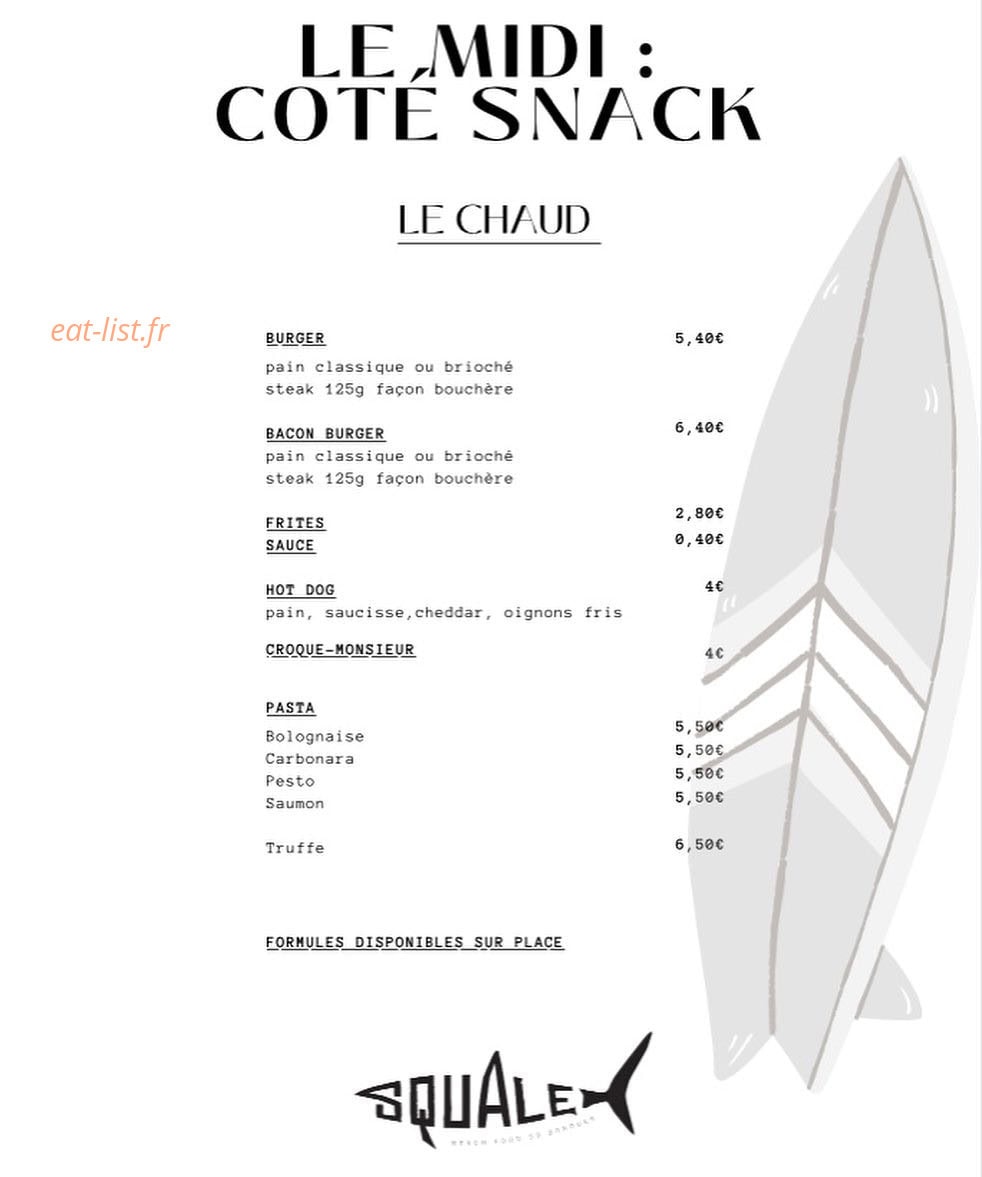 Le Squale — carte page 2