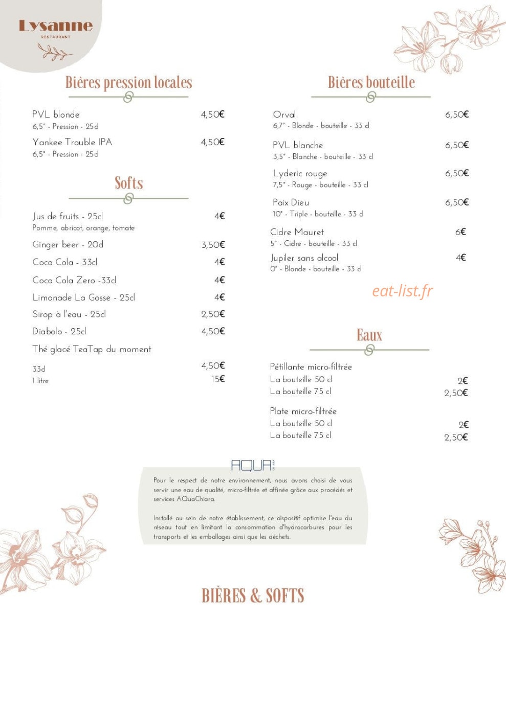 Lysanne — carte page 2