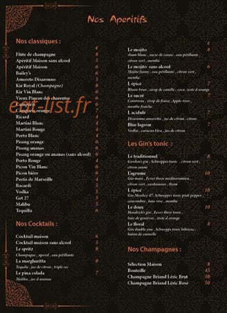 Couscous pirouss — carte page 2