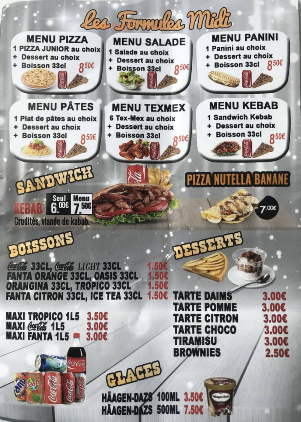 Maestro Pizza — carte page 4