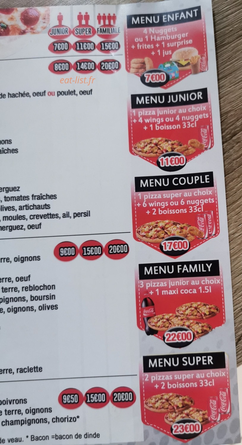 Allo pizza — carte page 5