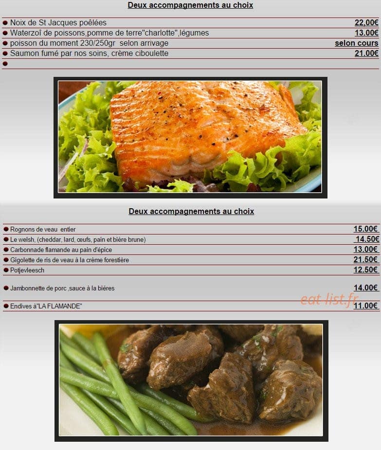 Les Bouchées Doubles — carte page 4