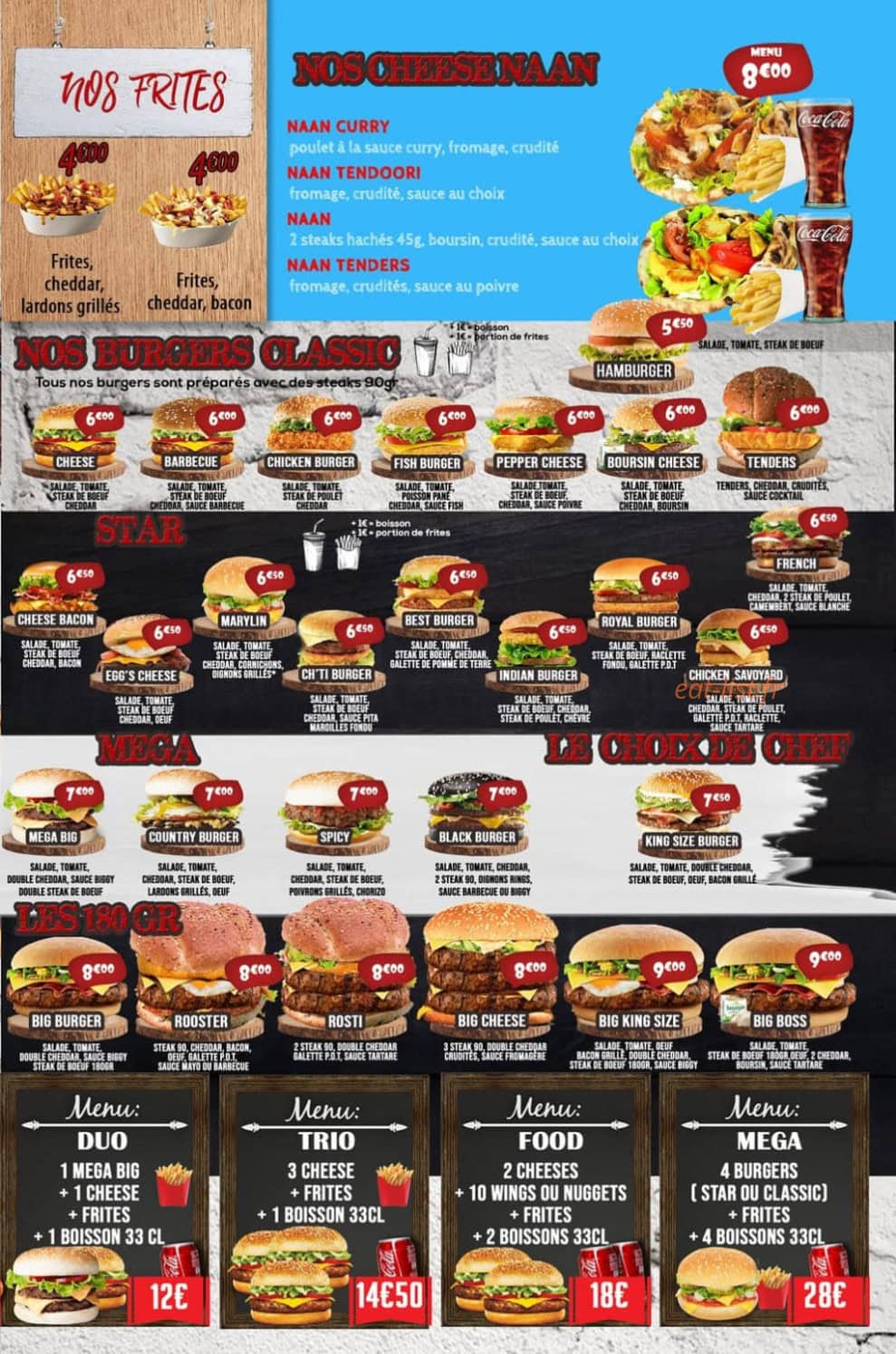 Pizza Estaires — carte page 3