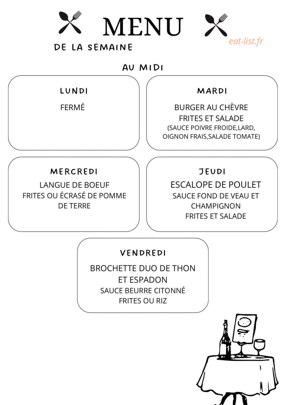 Au Doux-Lieu — carte page 1