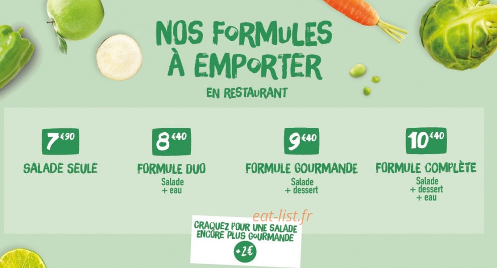 Salad&Co — carte page 2