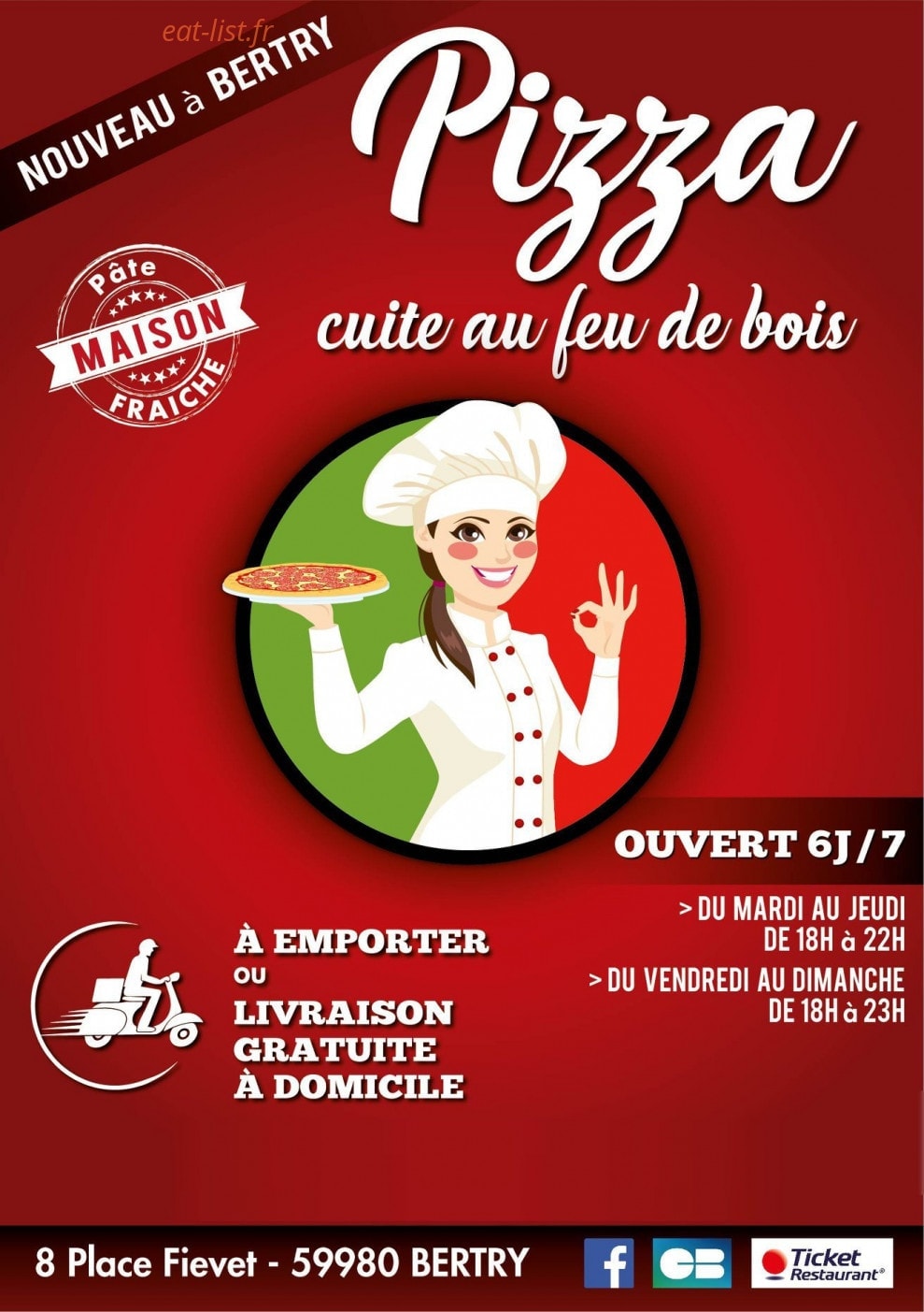Au Feu De Bois — carte page 1