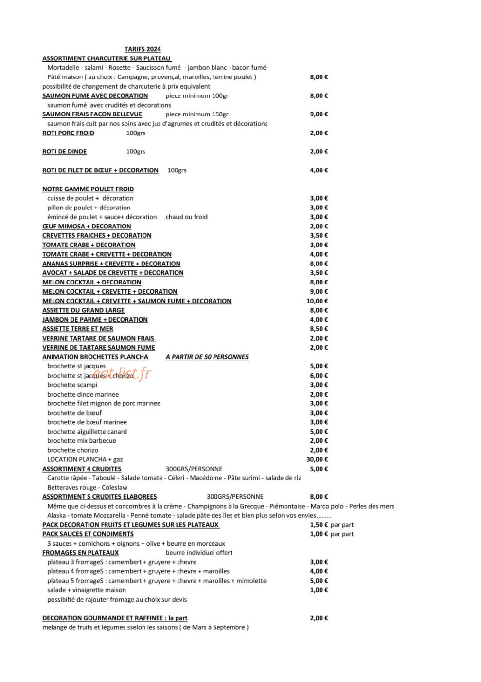 Le Marmiton — carte page 5