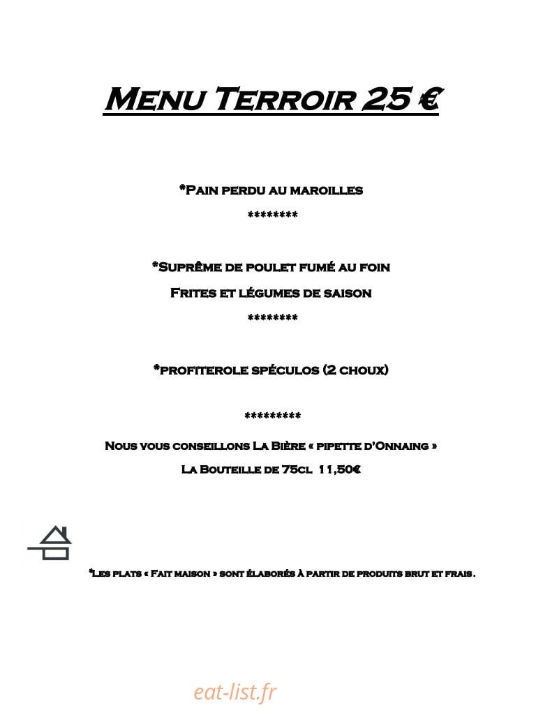 La Table de Fred — carte page 3