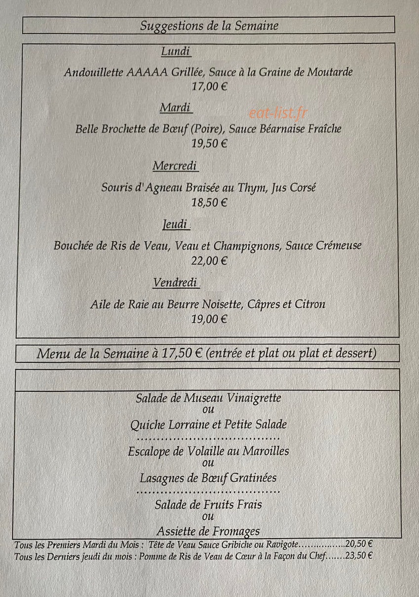 L'alsacienne — carte page 1