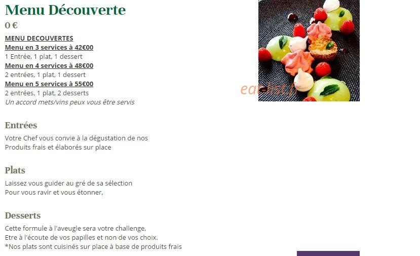 L'aubergade — carte page 3