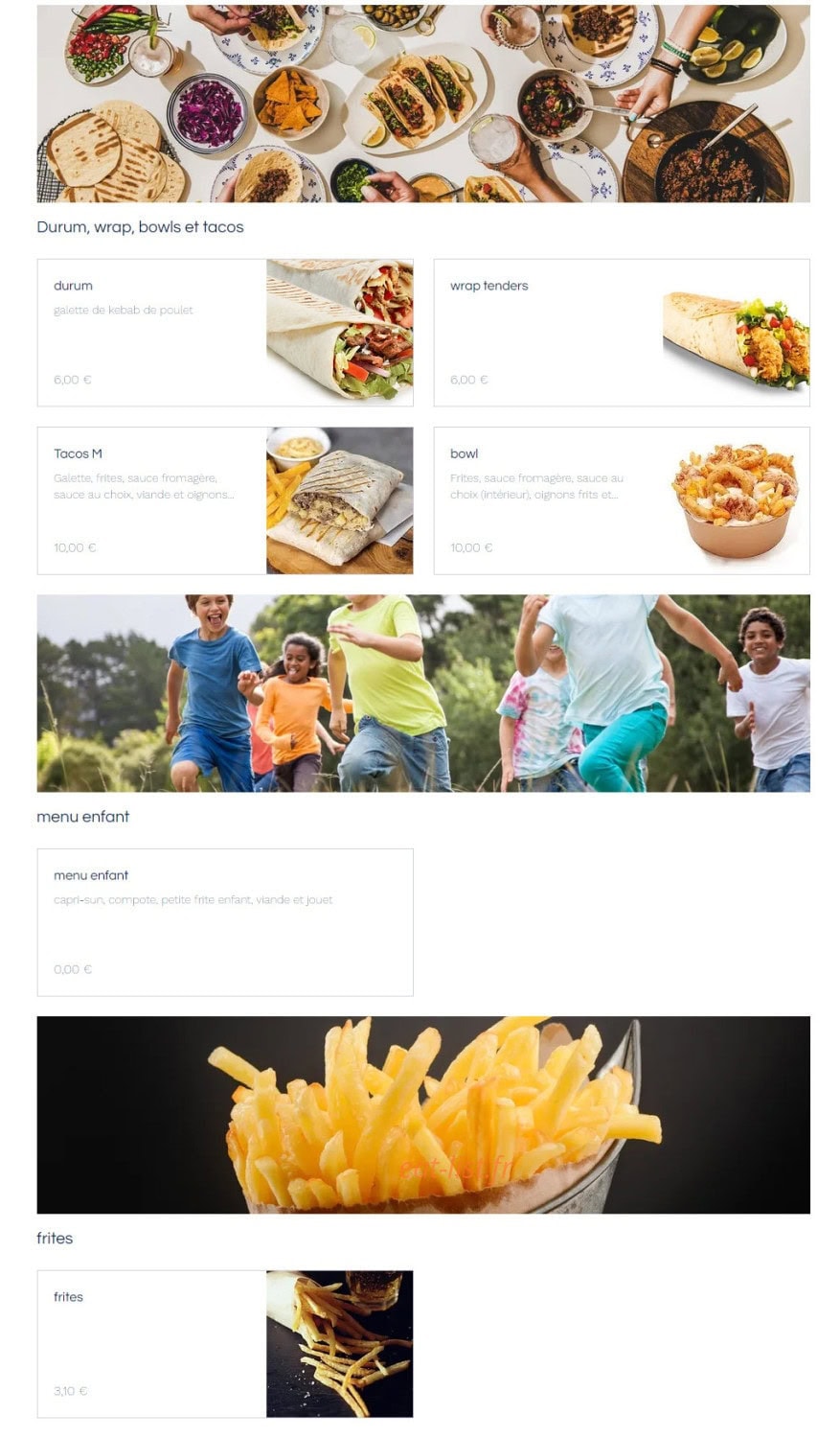 Twister Frite — carte page 4