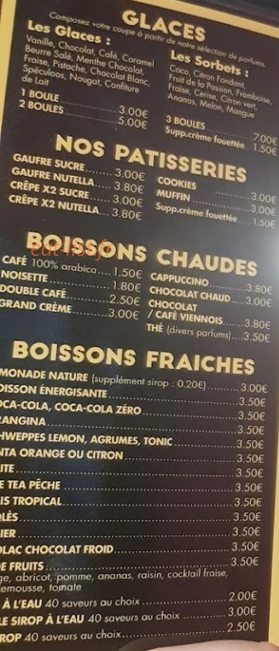 Burger Café — carte page 4