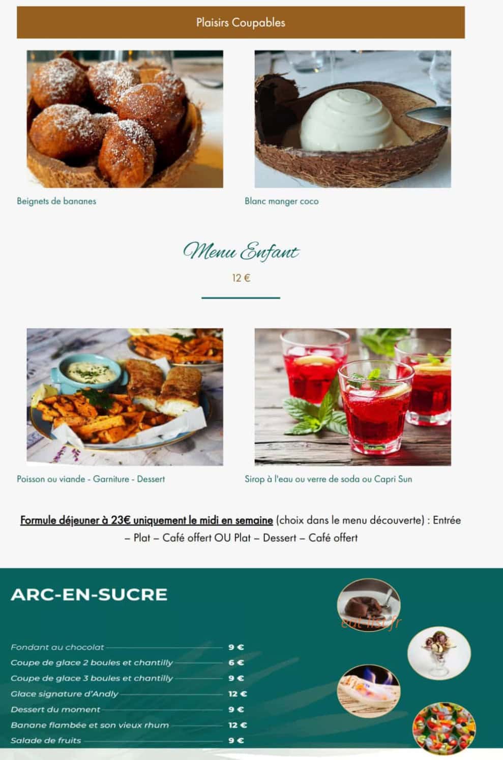 Chez Mamoune — carte page 4