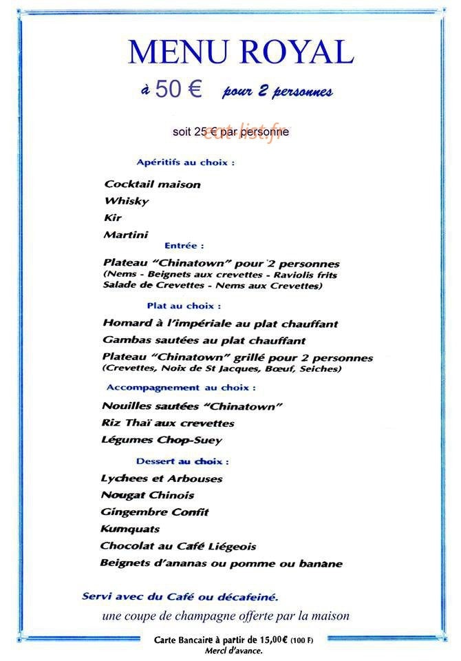China town — carte page 9