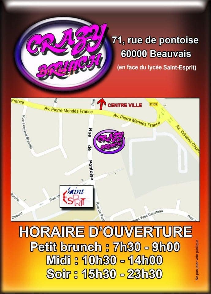 Crazy Brunch — carte page 5