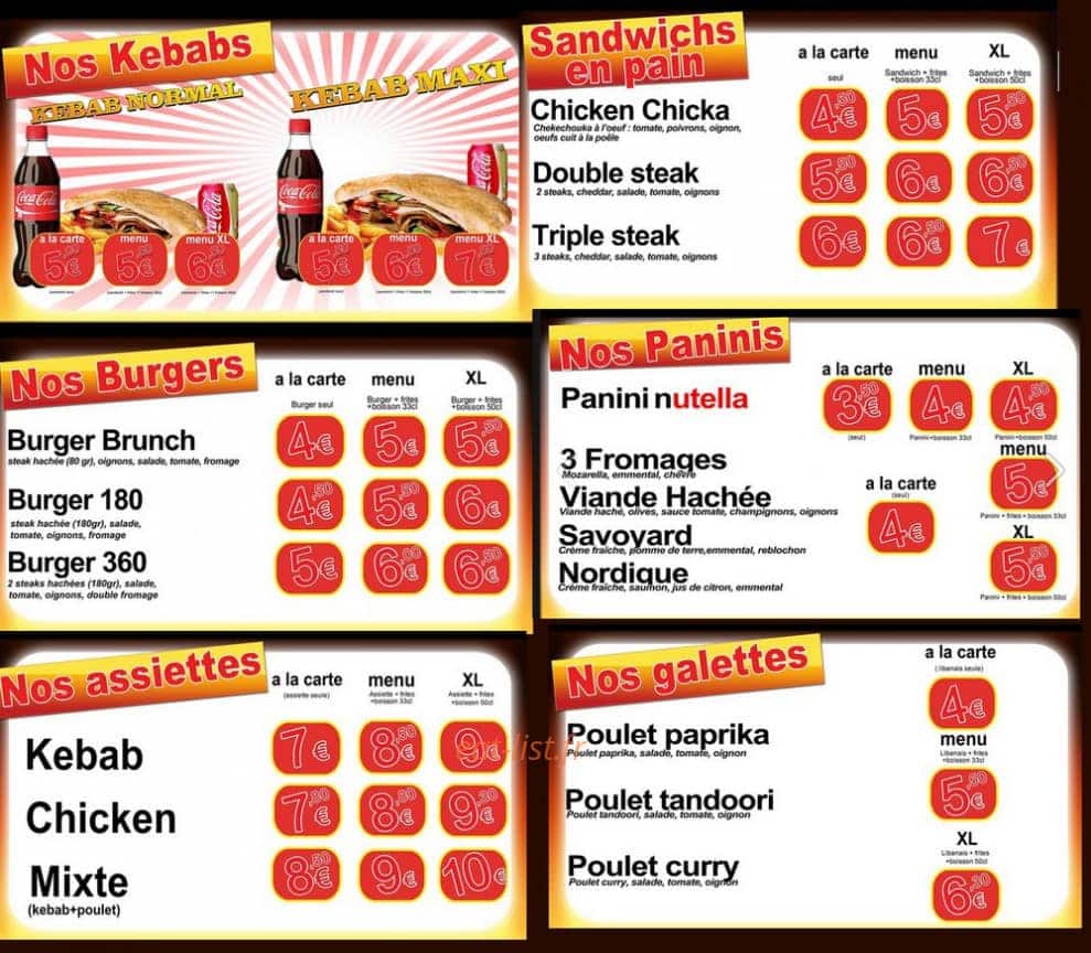 Crazy Brunch — carte page 2