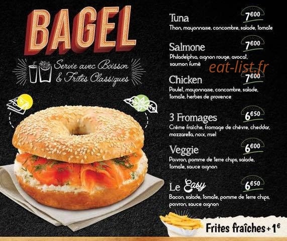 Easy Eat — carte page 4
