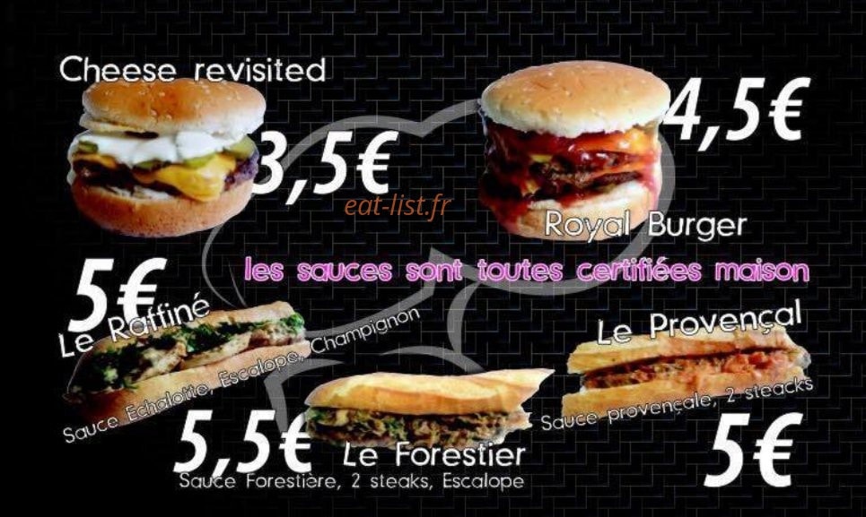 GastroNight Sandwich — carte page 1