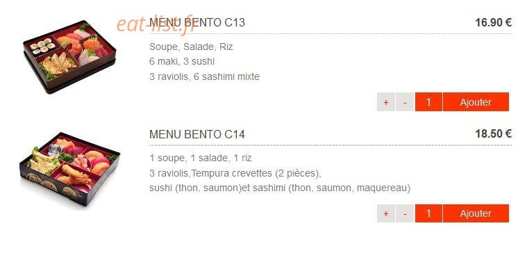 Itto Sushi — carte page 6
