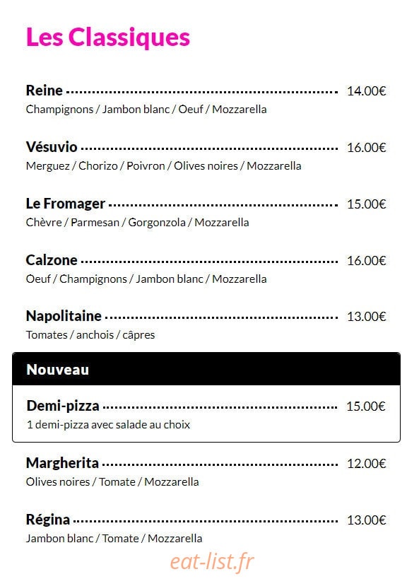 L'Annexe de Chez Ludo — carte page 3