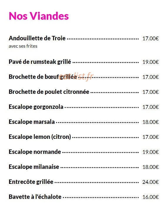 L'Annexe de Chez Ludo — carte page 7