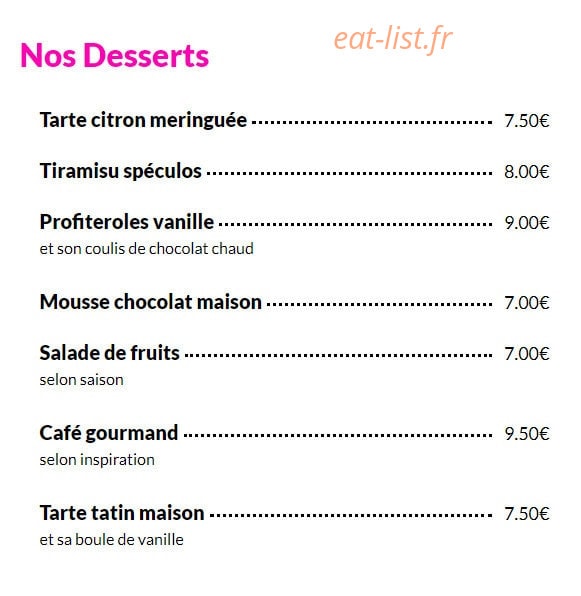L'Annexe de Chez Ludo — carte page 9