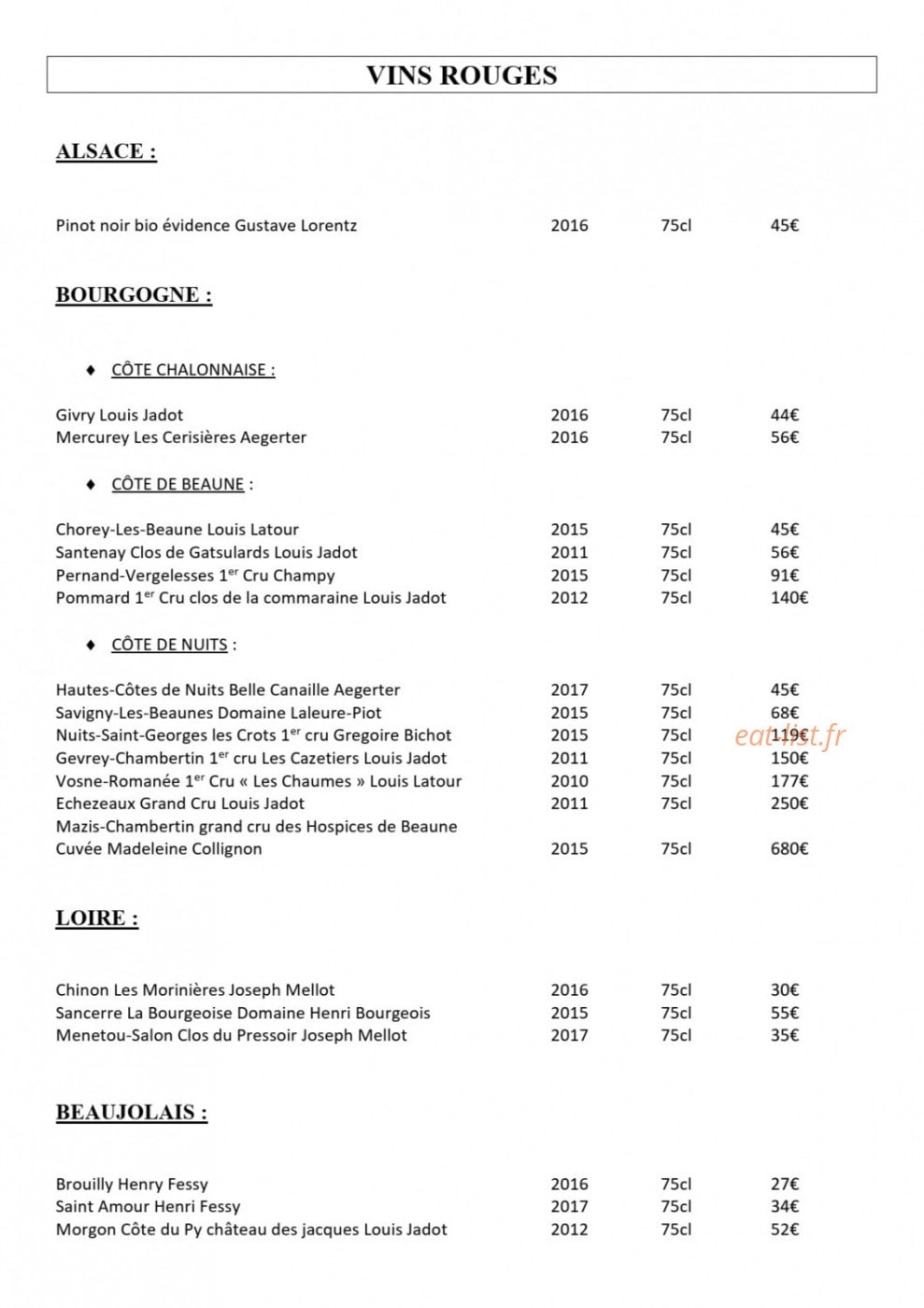 La gargouille — carte page 7